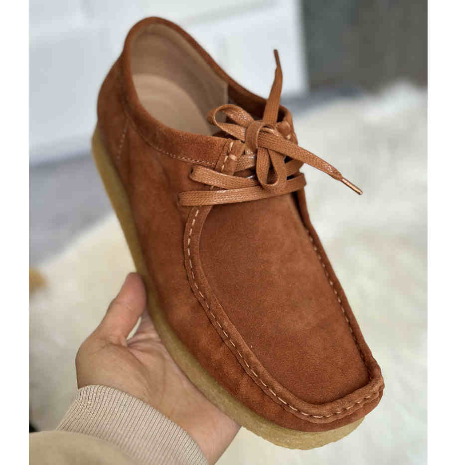 Ortho Welt Leather Lace-Up Shoes With A Thick, Unique Sole