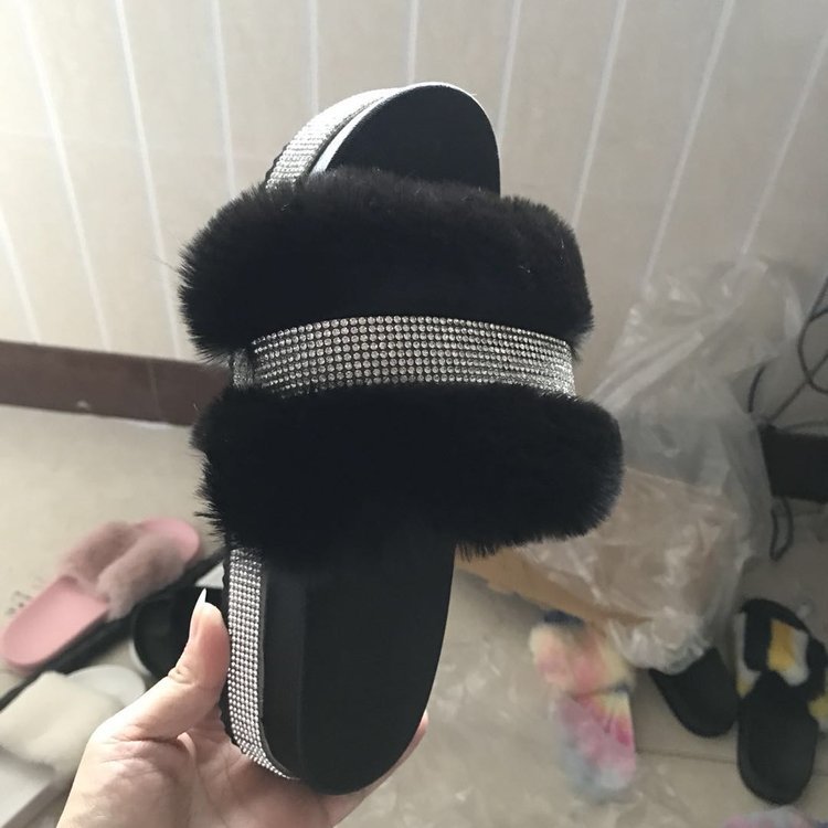 Ortho Welt Fluffy Bling Slippers - Unique Style And Comfort