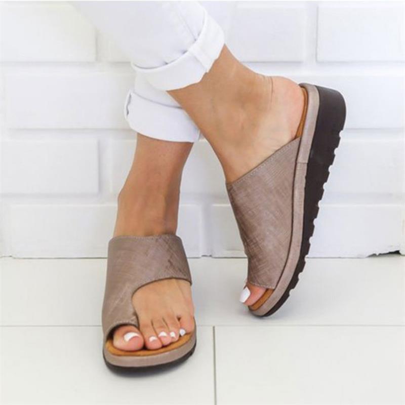 Ortho Welt Damen-Sandalen - Orthopedic Plateau Komfort