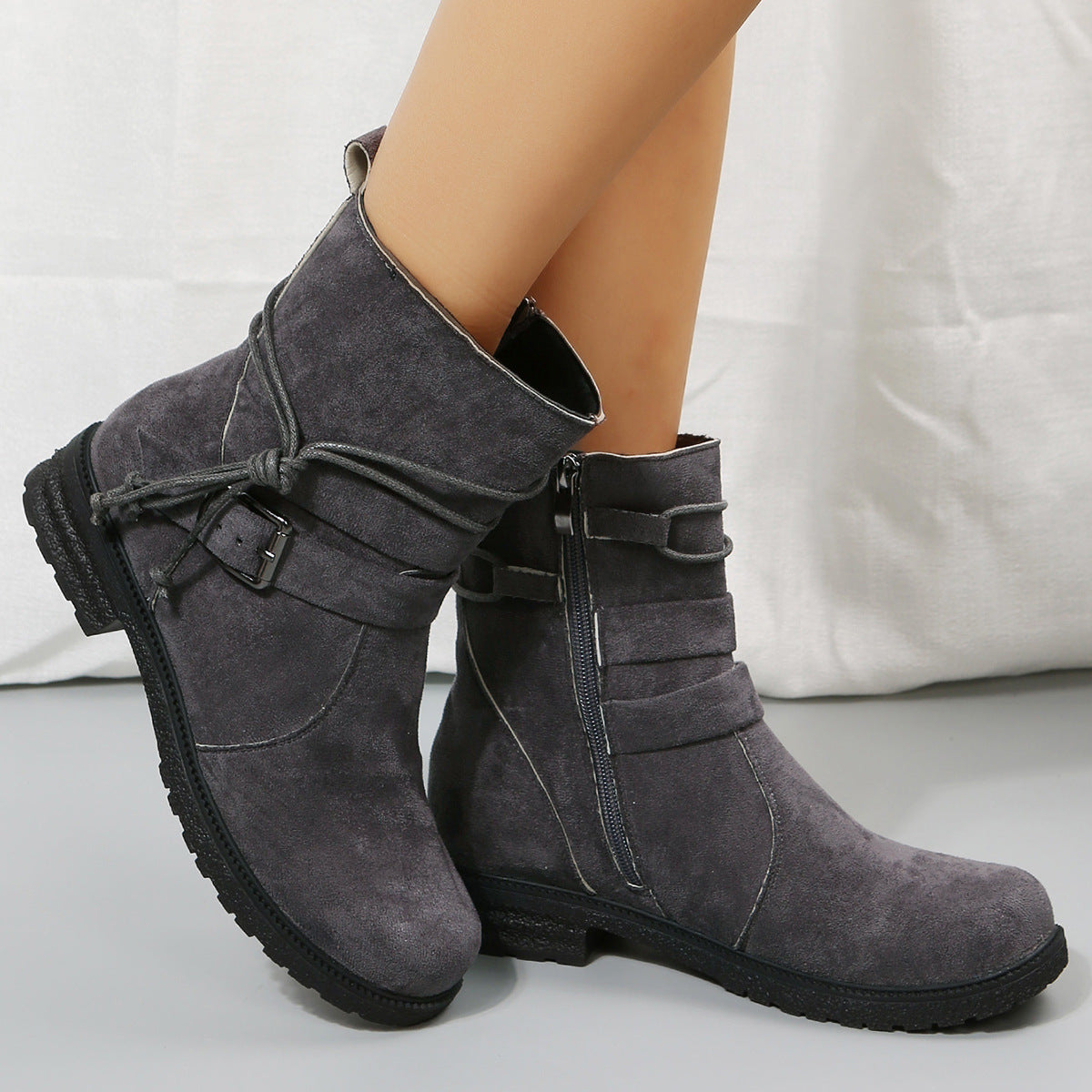 Ortho Welt Orthopedic Short Boots - Side Zipper Comfort