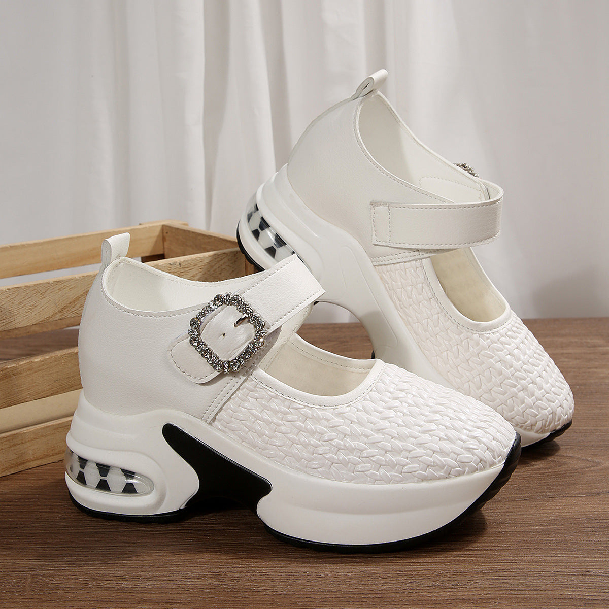 Ortho Welt Woven Wedge Schuhe - Orthopedic Komfort
