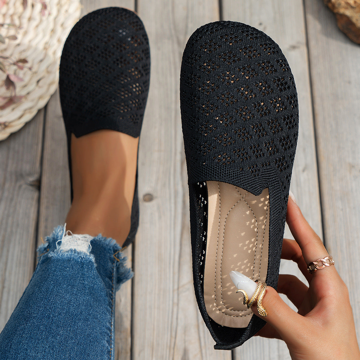 Ortho Welt Breathable And Comfortable Plus-Size Casual Loafers
