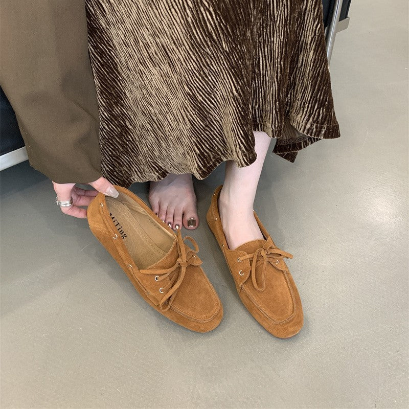 Ortho Welt Retro Low-Top Shoes With Round Toe - Unique Style