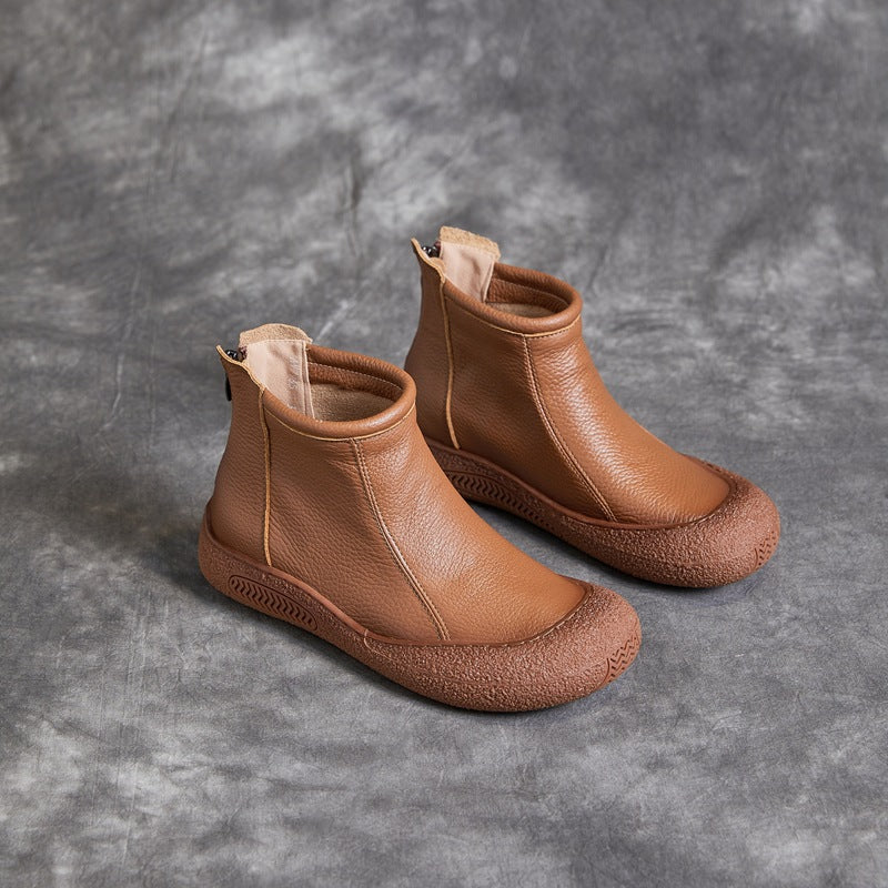 Ortho Welt Damen Ankle Boots – Orthopedic Rindsleder Komfort