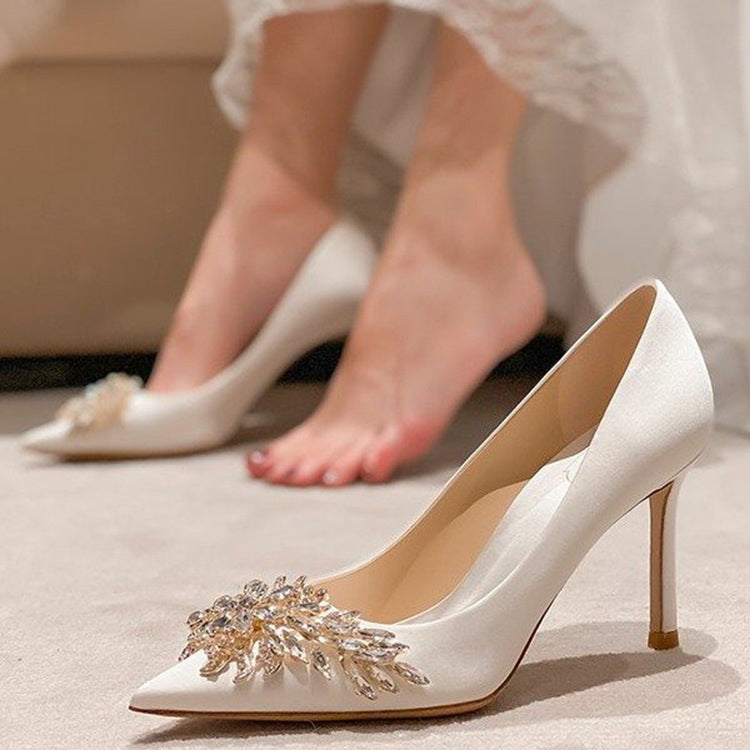 Ortho Welt Unique Red High Heel Wedding Shoes