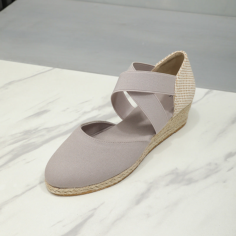 Ortho Welt Comfortable And Breathable Wedge Shoes