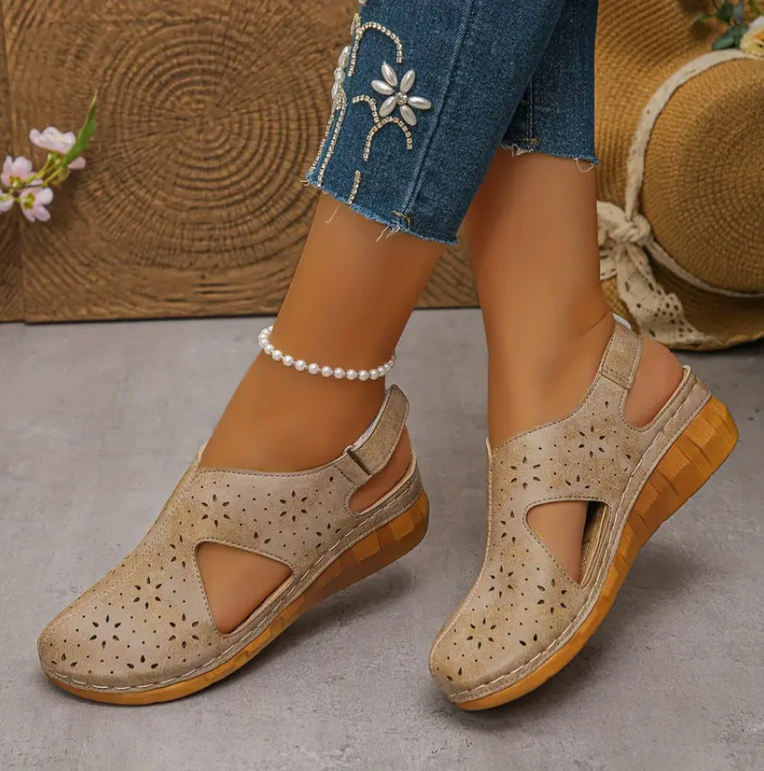 Ortho Welt Orthopedic Wedge Sandals – Breathable Design