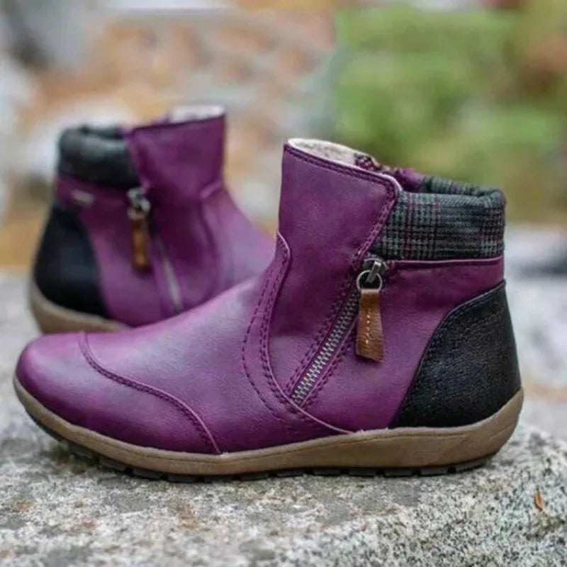 Danica | Stiefeletten mit Reißverschluss und rutschfester Sohle