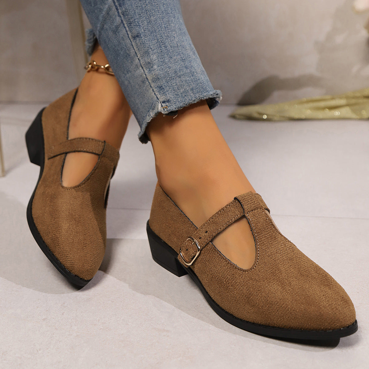 Ortho Welt Damen Orthopädische Schuhe - Spitze & Schnalle
