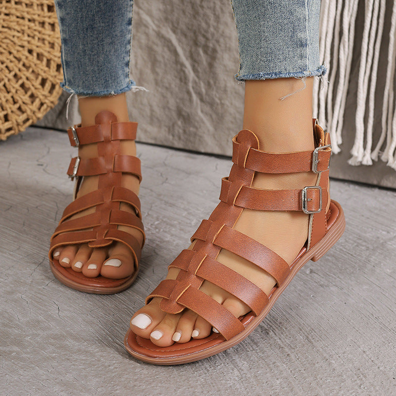 Ortho Welt Orthopedic Sandals - Non-Slip Thick Heel