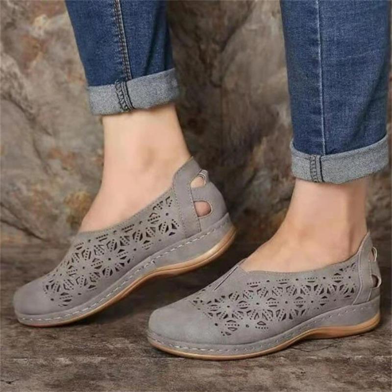 Ortho Welt Damen-Slipper - Orthopedic, Lasercut Design