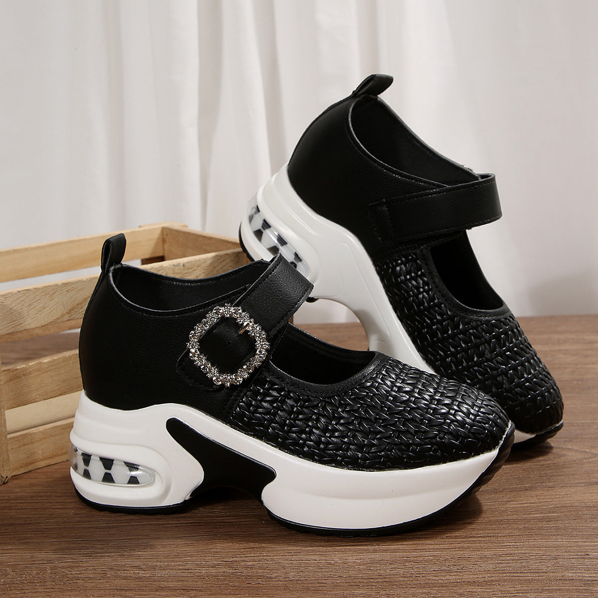 Ortho Welt Woven Wedge Schuhe - Orthopedic Komfort
