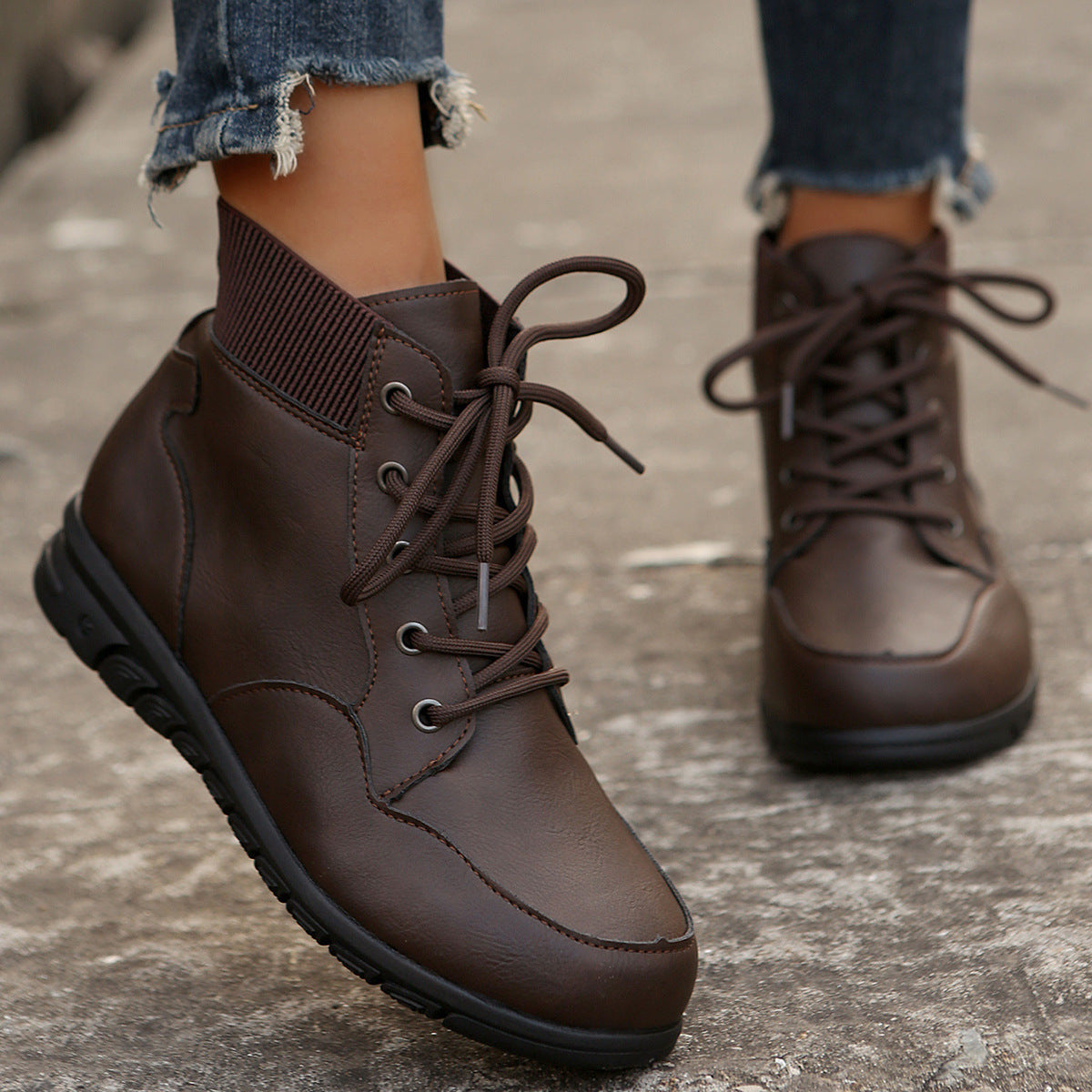 Ortho Welt Ankle Boots - Orthopedic, Slip-Resistant Comfort