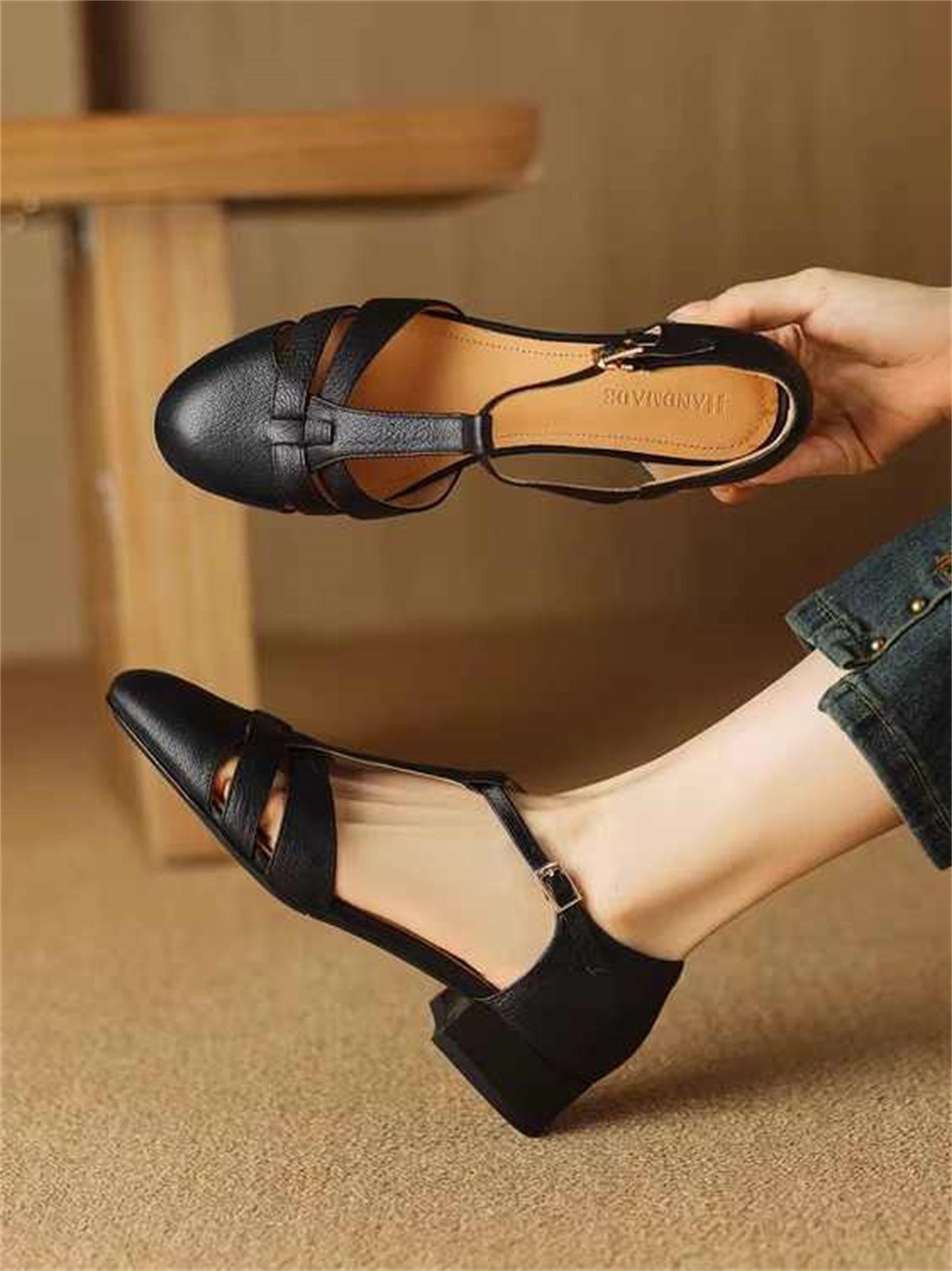 Ortho Welt Retro Ledersandalen - Orthopädischer Komfort