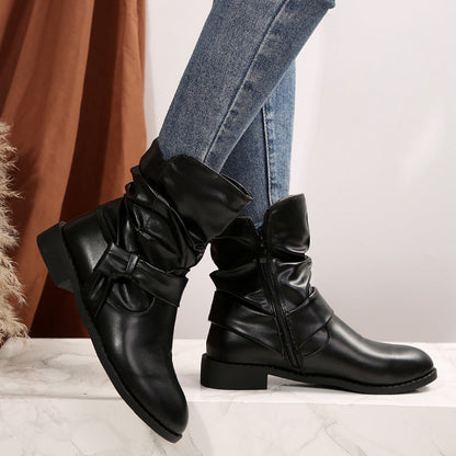 Ortho Welt Fleece Stiefel Plus Size - Orthopedic Komfort