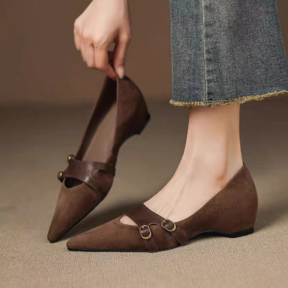 Ortho Welt Vintage Ballerinas - Orthopedic Pointed Toe
