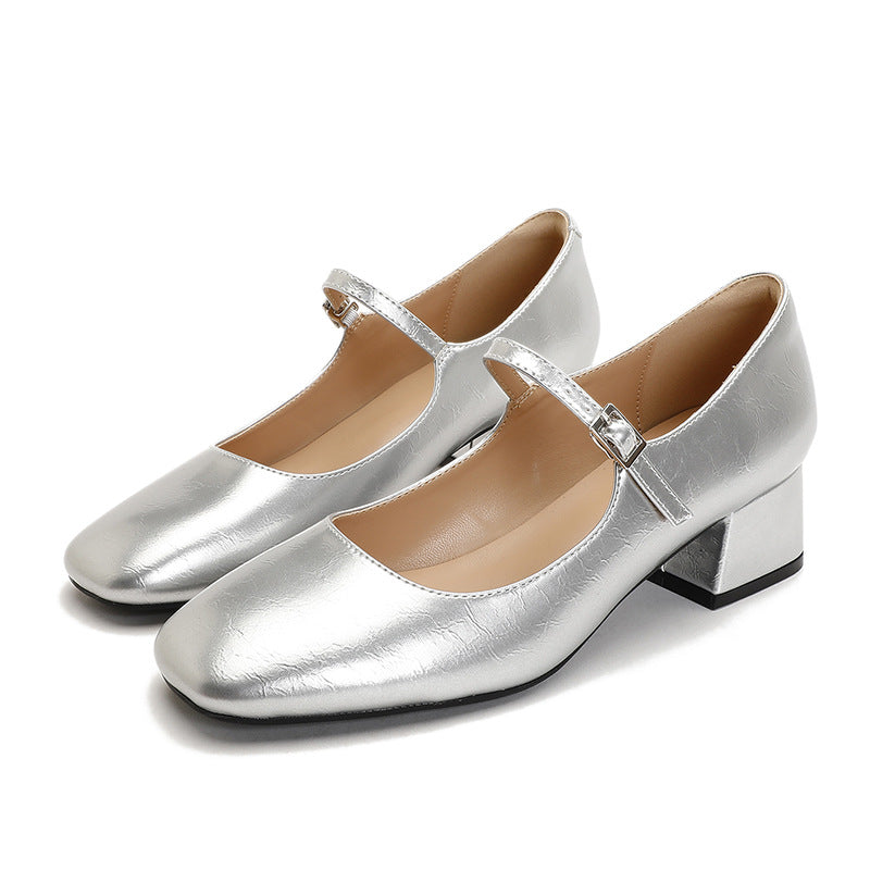 Ortho Welt Mary Jane Schuhe - Orthopedic Lackleder Komfort