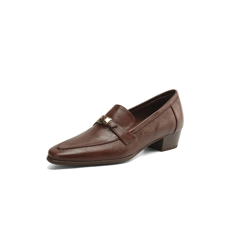 Ortho Welt Leder Loafer – Orthopedic Komfort, niedriger Absatz
