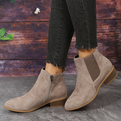 Ortho Welt Wildleder Ankle Boots - Orthopedic Komfort