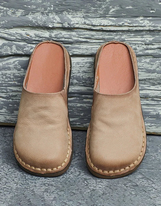 Ortho Welt Maren Pantoletten - Orthopedic Leder Slipper