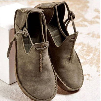 Jasmine | Vintage-Wildlederstiefeletten mit orthopädischer Polstersohle