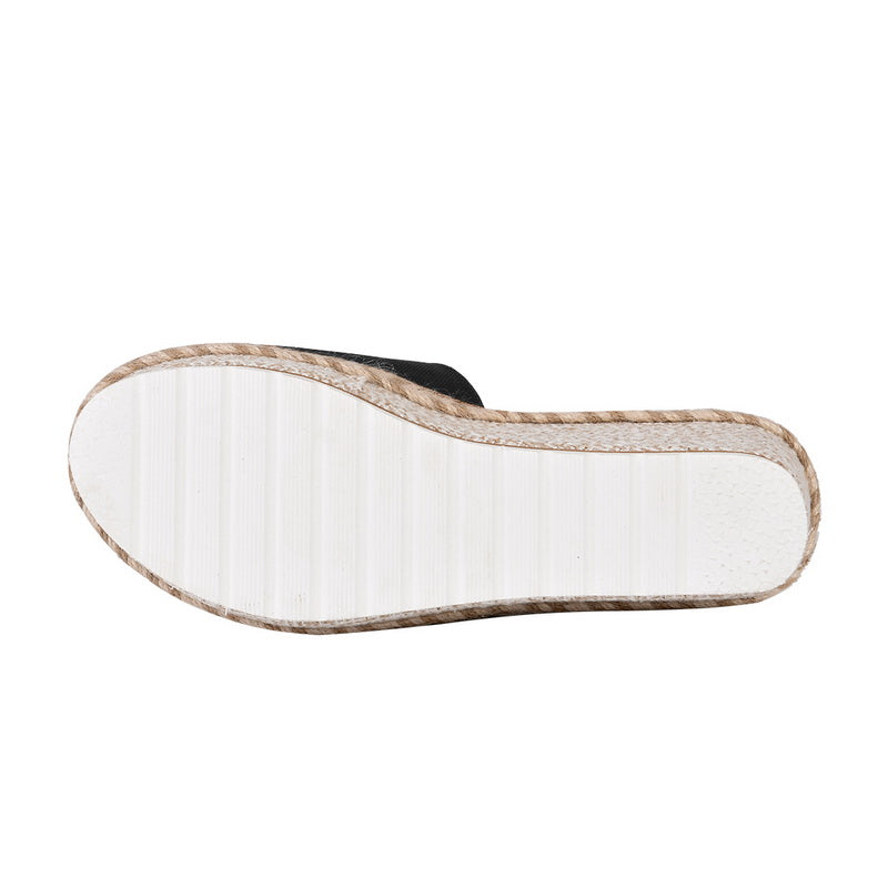 Ortho Welt Platform Wedge Sandals - Unique Elegance