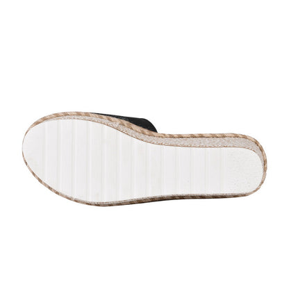 Ortho Welt Platform Wedge Sandals - Unique Elegance