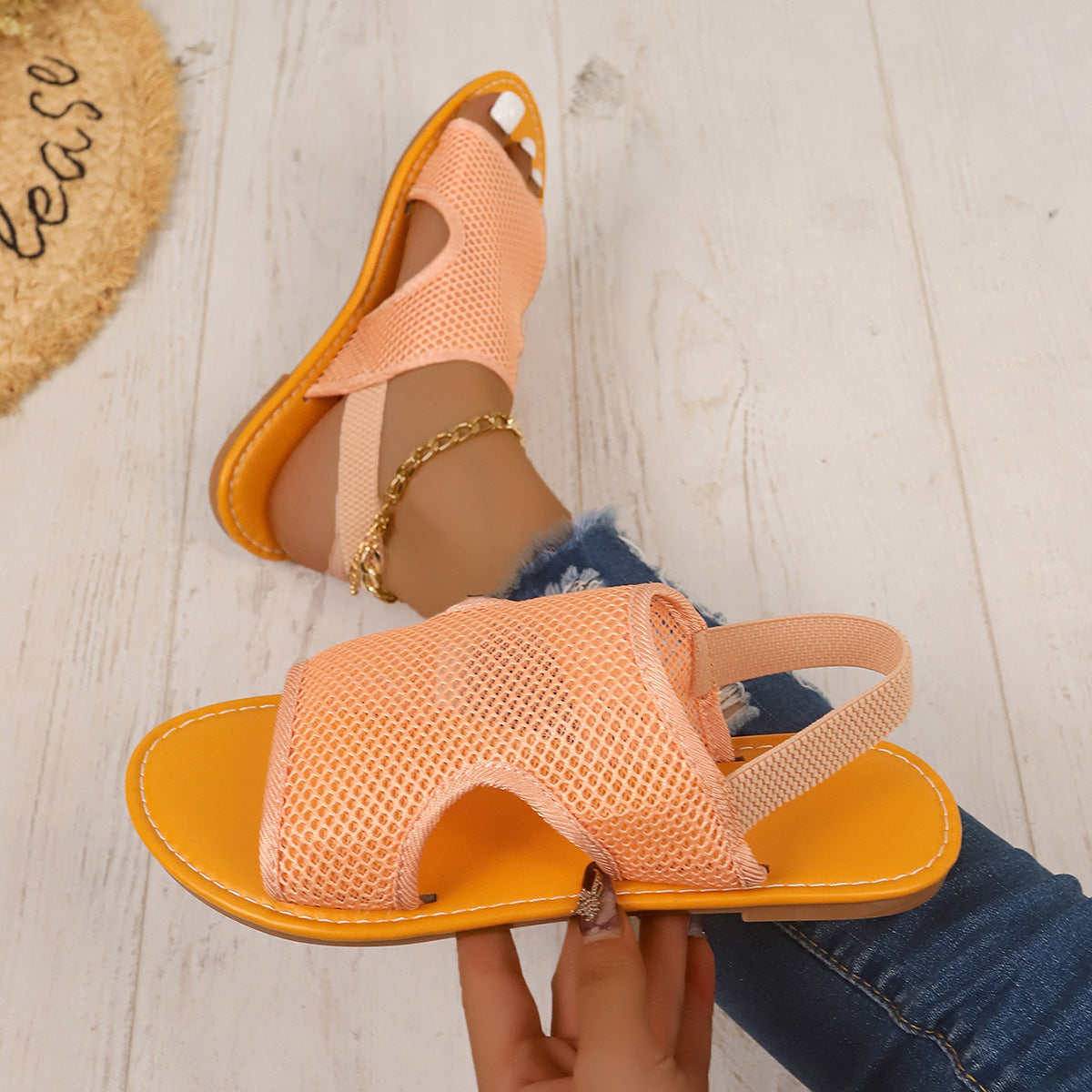Ortho Welt Unique Mesh Sandals For Summer - Comfort And Style