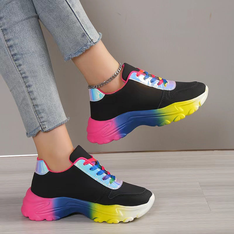 Ortho Welt Rainbow Sports Sneakers - Unique Style And Comfort