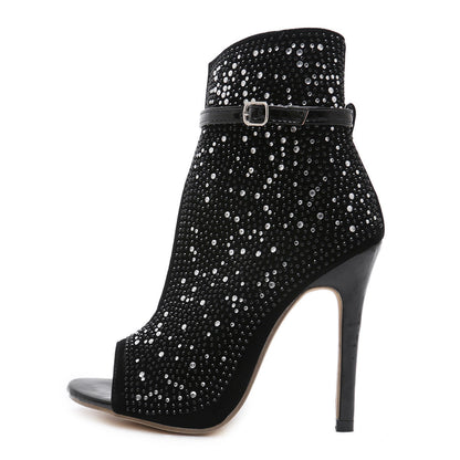 Ortho Welt High Heels - Netz-Strass, Orthopedic Komfort