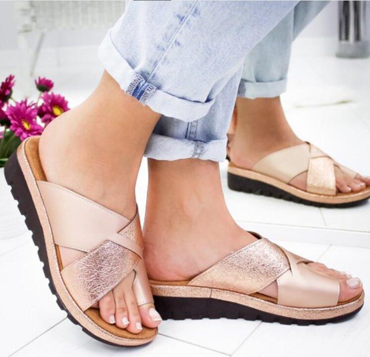 Ortho Welt Damen Orthopedic Sandalen - Keilabsatz & Komfort