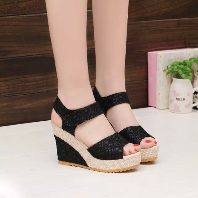 Ortho Welt Flat-Bottomed High-Heeled Sandals - Unique Elegance