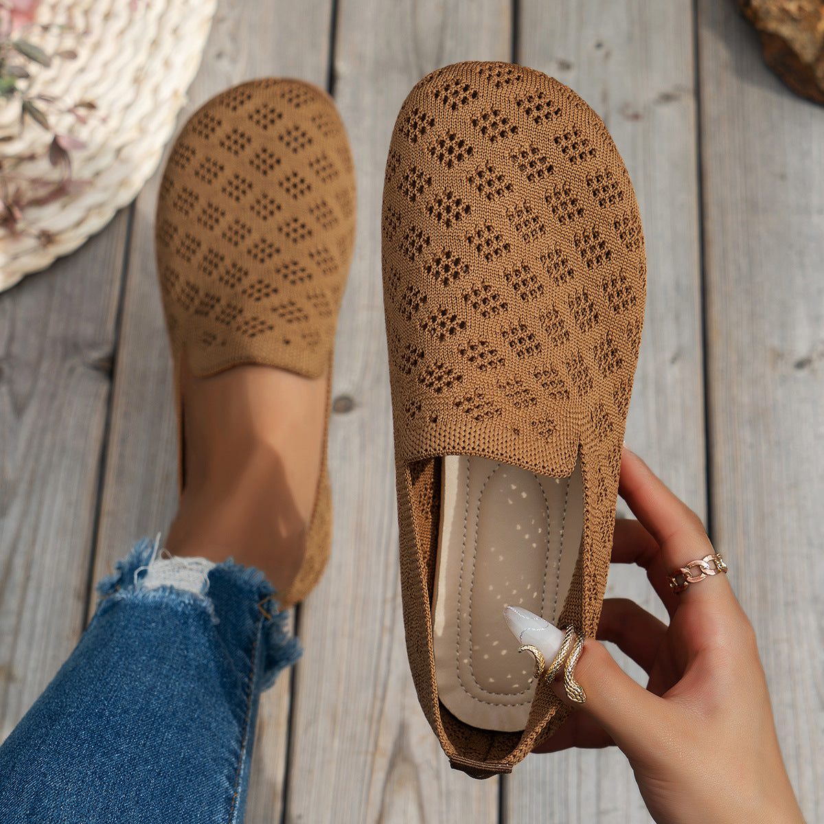 Ortho Welt Breathable And Comfortable Plus-Size Casual Loafers