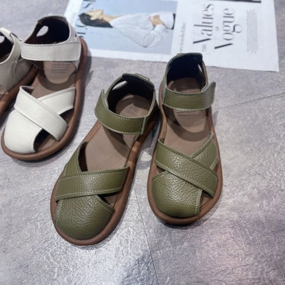 Ortho Welt Breathable Roman Sandals With A Closed Heel