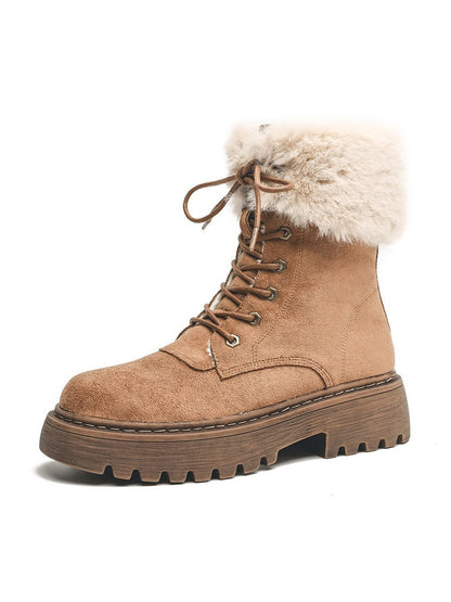 Ortho Welt Karina Boots - Orthopedic Fur Lined Suede