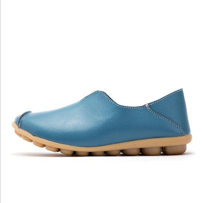 Ortho Welt Flat Shoes In Genuine Leather - Unique Elegance