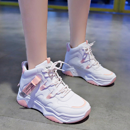Ortho Welt White High-Top Sneakers - Unique And Trendy Style