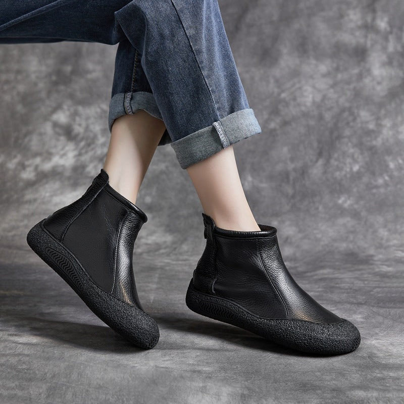 Ortho Welt Damen Ankle Boots – Orthopedic Rindsleder Komfort
