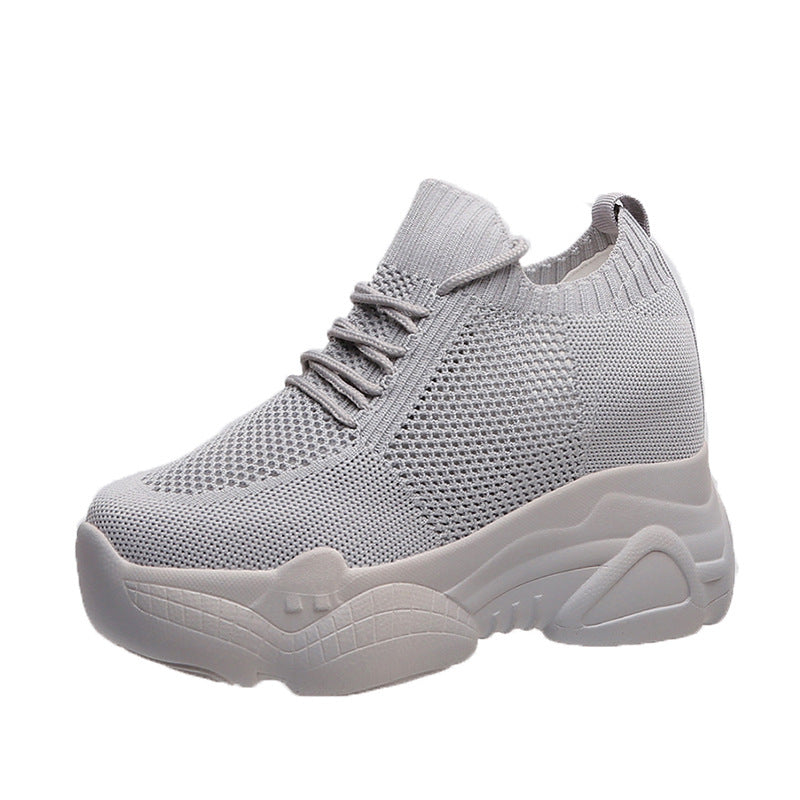Ortho Welt Heighten White Shoes - Unique Elegance