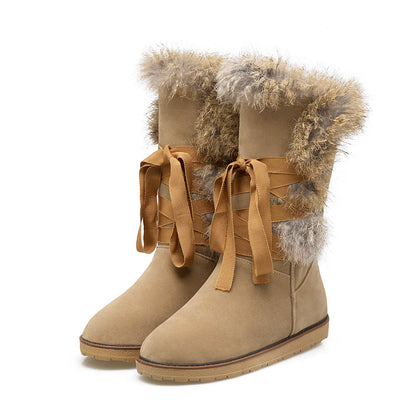 Ortho Welt Winter Boots - Suede, Fur Trim, Orthopedic Comfort