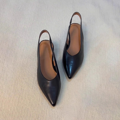 Ortho Welt Retro Pointed Sandals - Unique Elegance And Comfort