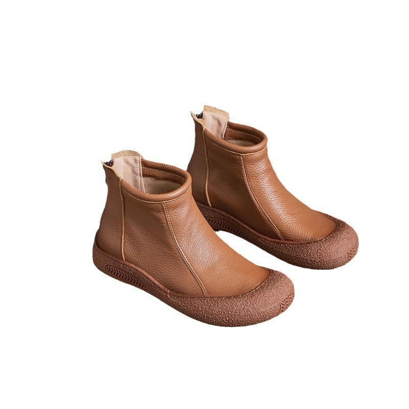 Ortho Welt Damen Ankle Boots – Orthopedic Rindsleder Komfort