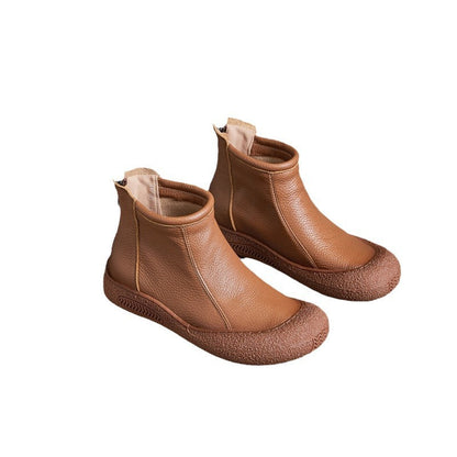 Ortho Welt Damen Ankle Boots – Orthopedic Rindsleder Komfort