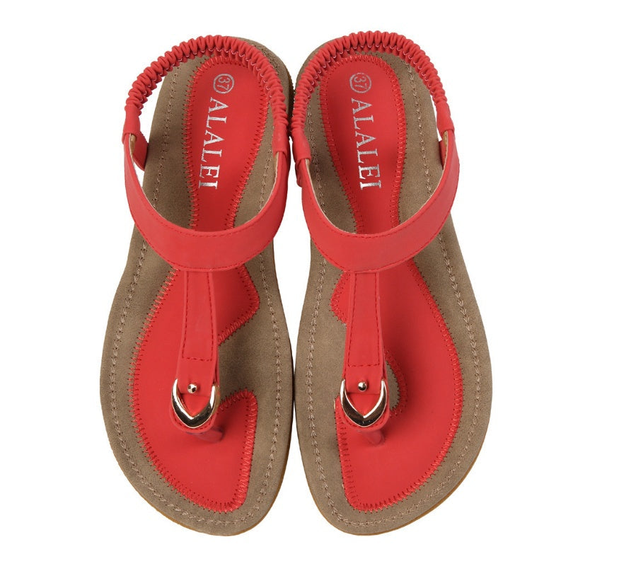 Ortho Welt Flat Heel Sandals - Summer Elegance And Comfort