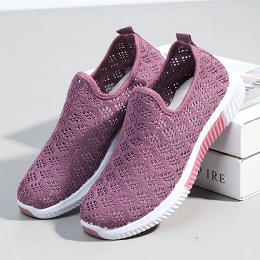 Ortho Welt Mesh Flats - Orthopedic Breathable Comfort