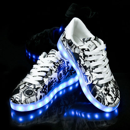 Ortho Welt Lightweight Fluorescent Shoes For Unique Couples