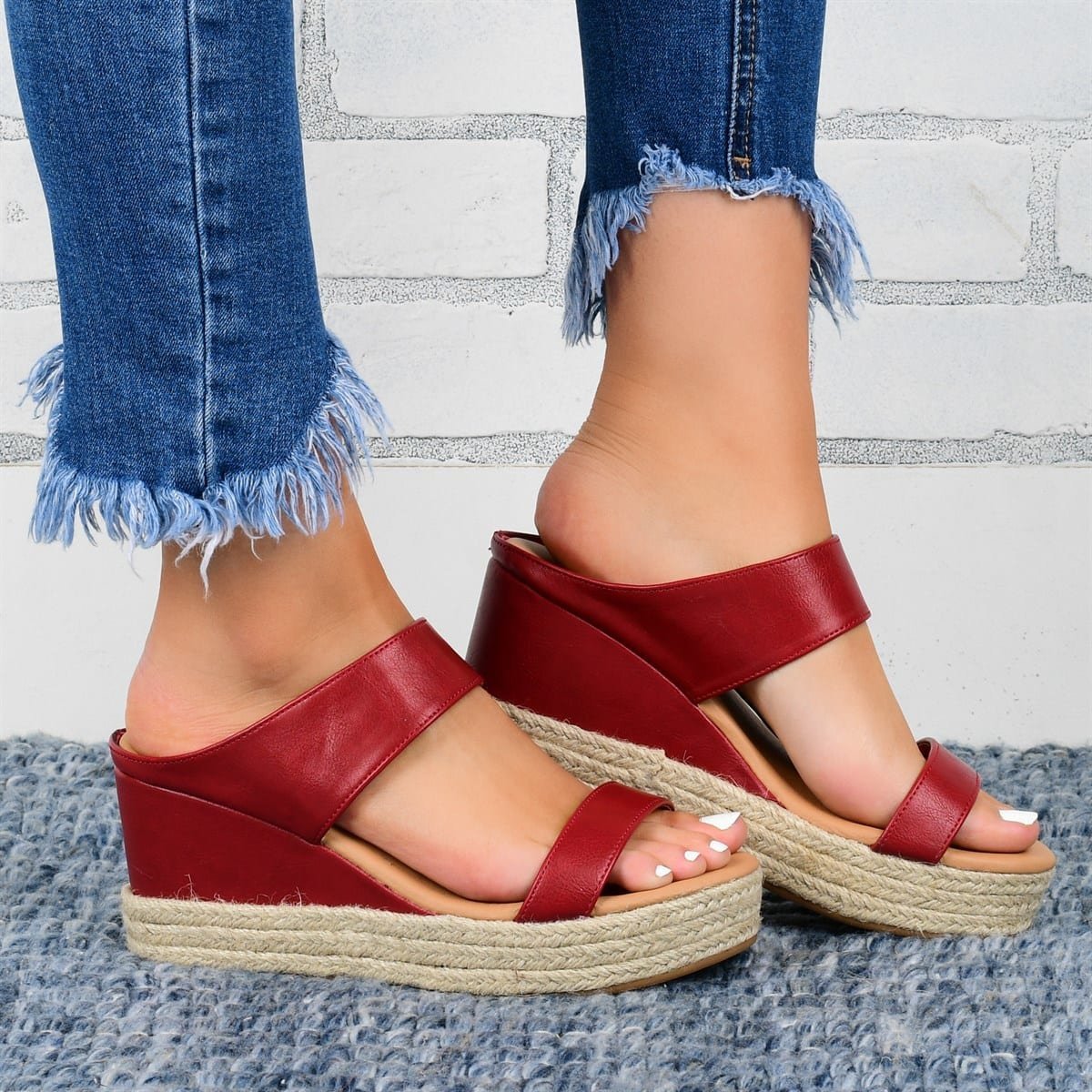 Ortho Welt Hemp Wedge Sandals - Unique And Comfortable