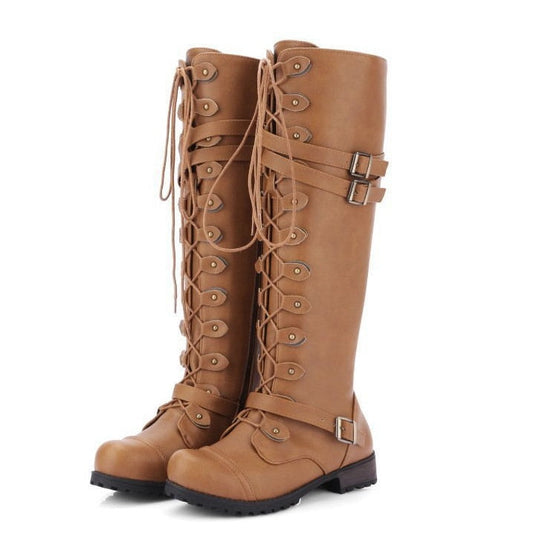 Ortho Welt Reiterstiefel - Orthopedic Nietenschnallen