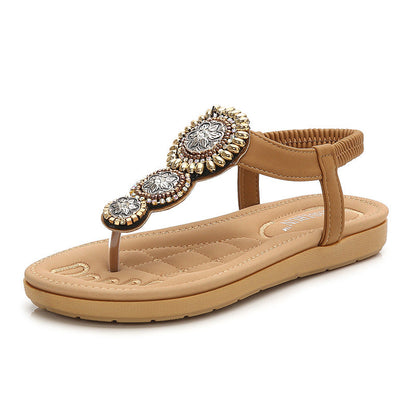 Ortho Welt Orthopedic Sandals - Beaded Comfort Flip-Flops