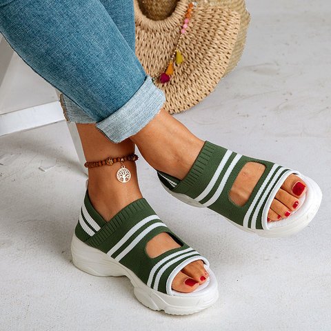 Ortho Welt Woven Fluff Sandals - Comfort And Unique Style